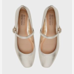 CALL IT SPRING | JANEYY Metallic Mary Jane flats